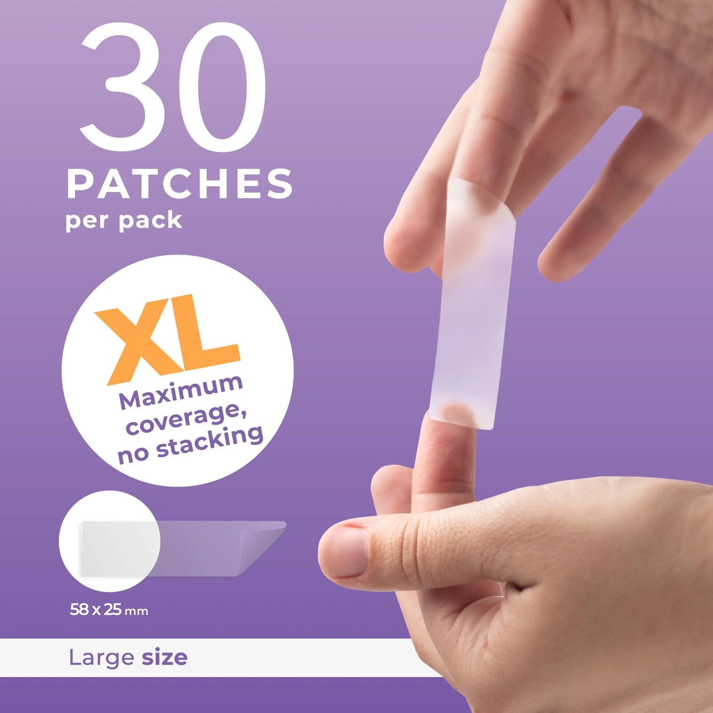 30 XL acne patches