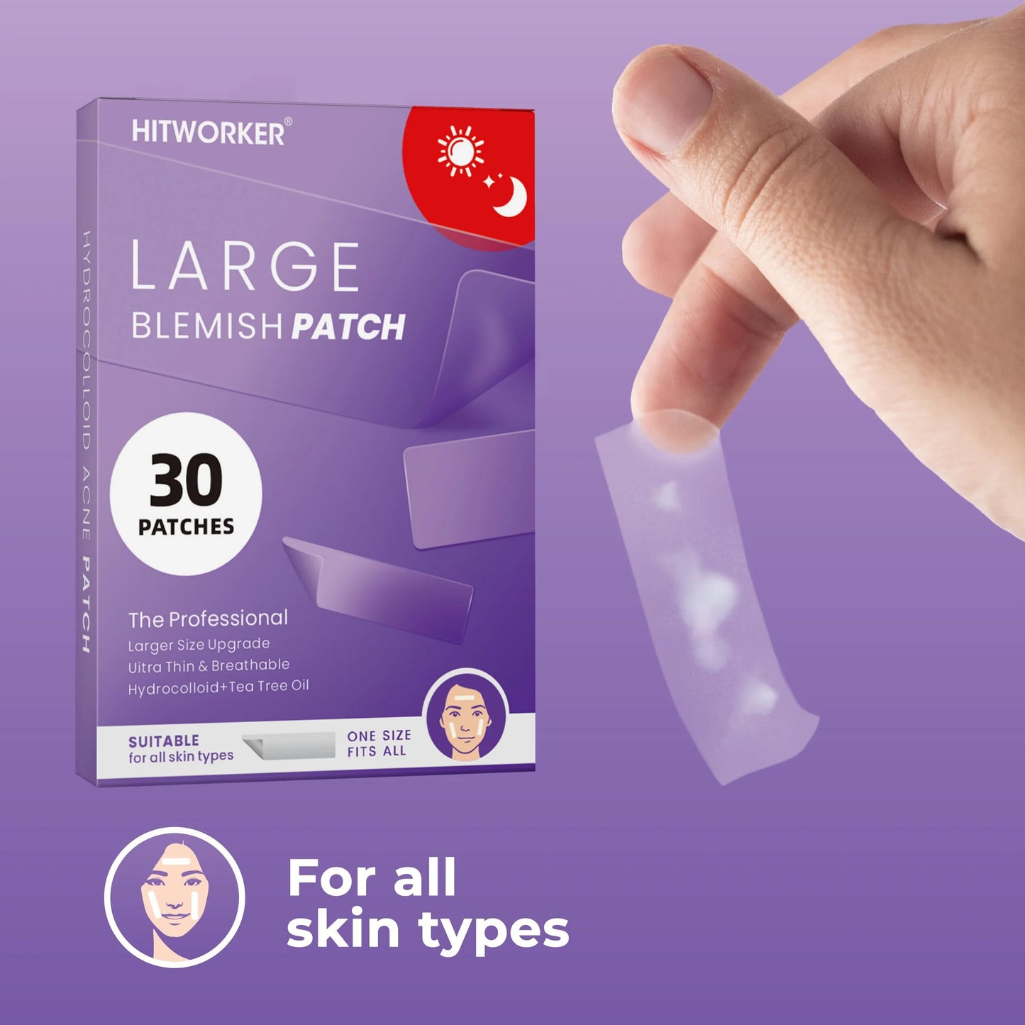 30 XL acne patches